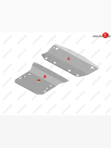 Защита радиатора и картера (V-1,8 163PS) Alfeco (Алюминий 3 мм) Mercedes-Benz CLK class W209 (2003-2010)