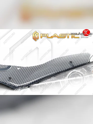 Дефлектор капота CA-Plastic (серия ART графит) Hyundai Elantra CN7 (2020-2023)