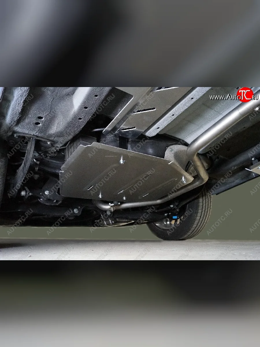 Защита топливного бака и адсорбера (1.5T 2WD, алюминий) TCC Jetour Dashing (2022-2025)  с доставкой в г. Пермь