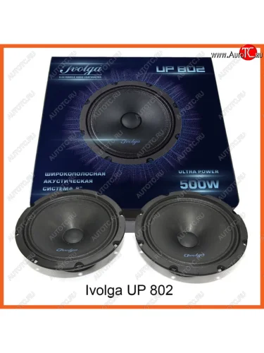 Широкополосные колонки (20,3 см/8) Ivolga UP-802 KIA Stonic (2017-2025)