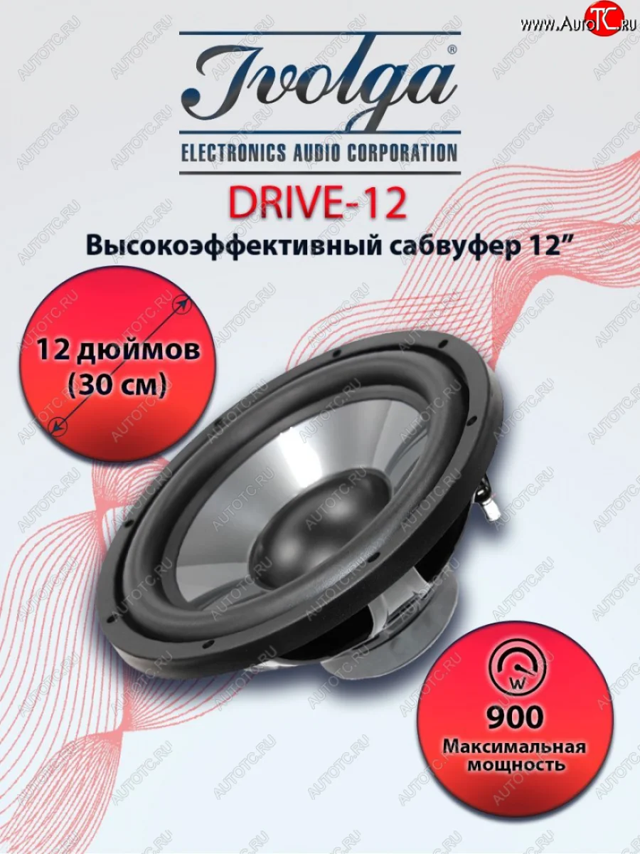 Автомобильный сабвуфер Ivolga Drive 12 Porsche Cayenne 957 (2007-2010)