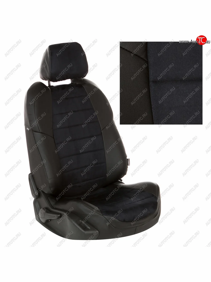 Чехлы сидений (алькантара) Автопилот Haval Dargo (2022-2025) (черный)  в Самаре Самарской области