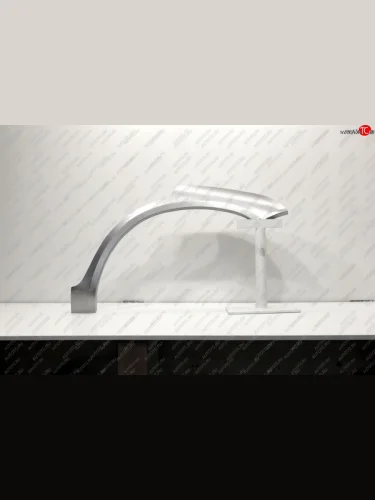 Задняя левая ремонтная арка AUTOFERRUM (Холоднокатаная сталь 1 мм) Hyundai Tucson  JM (2004-2010)