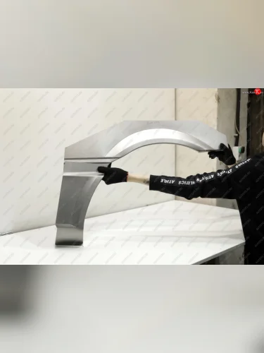 Задняя левая ремонтная арка AUTOFERRUM (Холоднокатаная сталь 0,8 мм) Mercedes-Benz Viano  W639 - Vito  W639