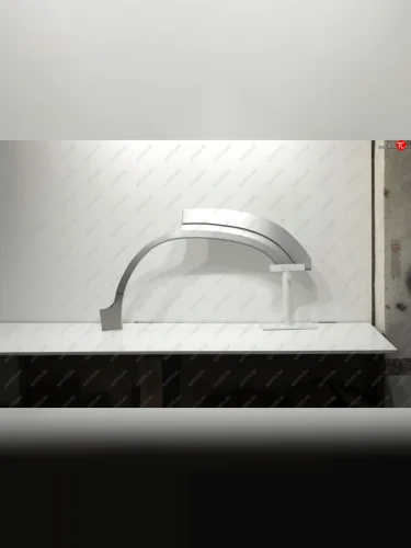 Задняя левая ремонтная арка AUTOFERRUM (Холоднокатаная сталь 0,8 мм) Nissan Patrol  5 (1997-2010) Y61 дорестайлинг, Y61 1-ый рестайлинг, Y61 2-ой рестайлинг