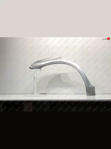 Задняя правая ремонтная арка AUTOFERRUM (Холоднокатаная сталь 0,8 мм) Hyundai Tucson JM (2004-2010)