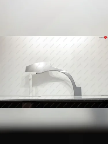 Задняя правая ремонтная арка AUTOFERRUM (Холоднокатаная сталь 0,8 мм) KIA Rio 1 DC дорестайлинг седан (2000-2002)