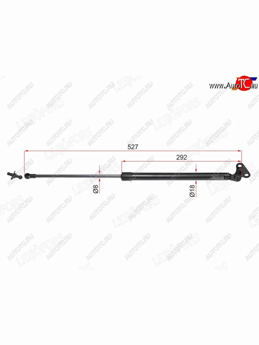 Упор задней двери RH LESJOFORS Toyota Land Cruiser 10 100 1-ый рестайлинг (2002-2005)  в Перми Пермском крае
