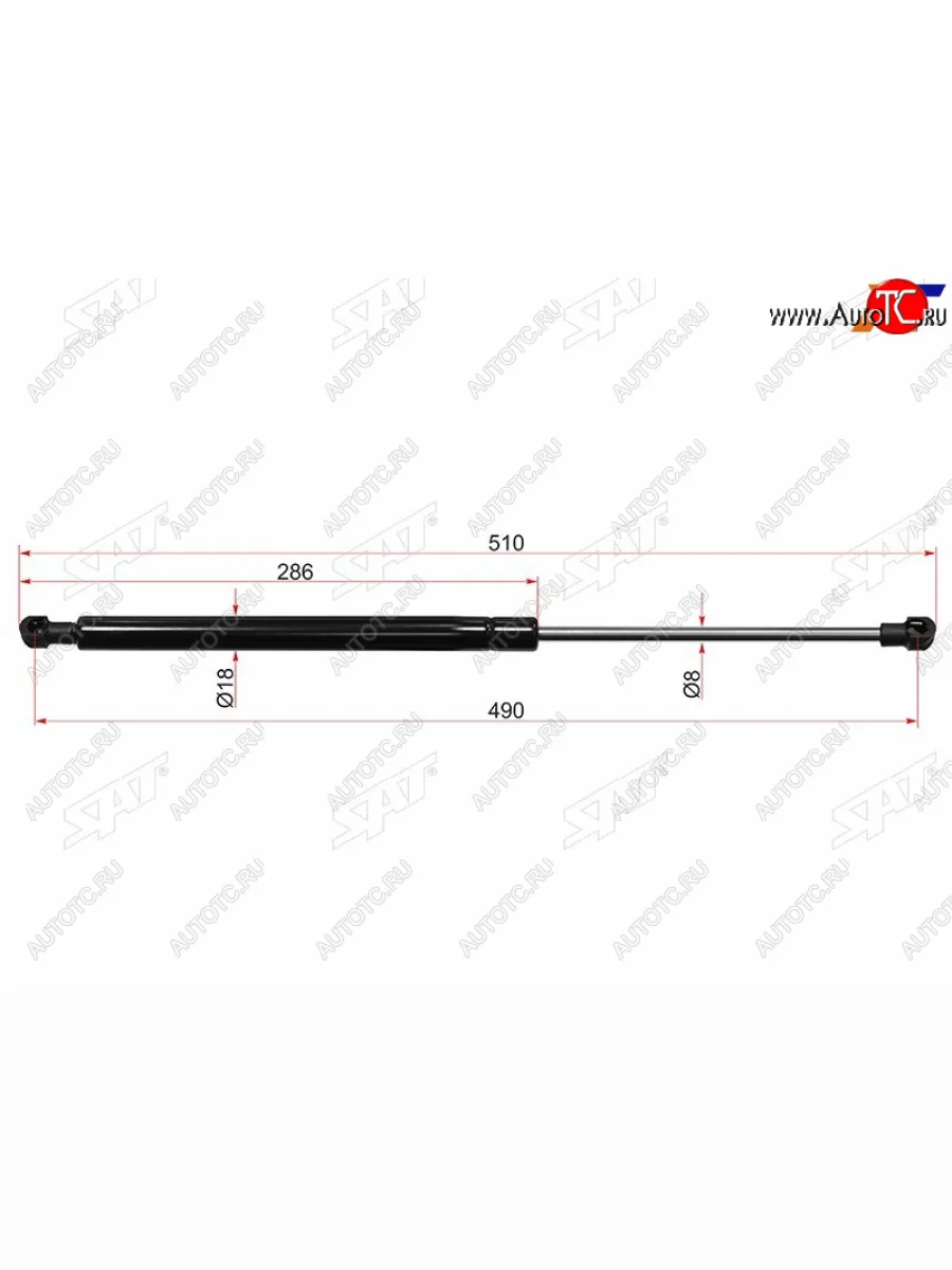 Упор капота SAT Hyundai Sonata EF дорестайлинг (1998-2001)  в Керчи Республика Крым