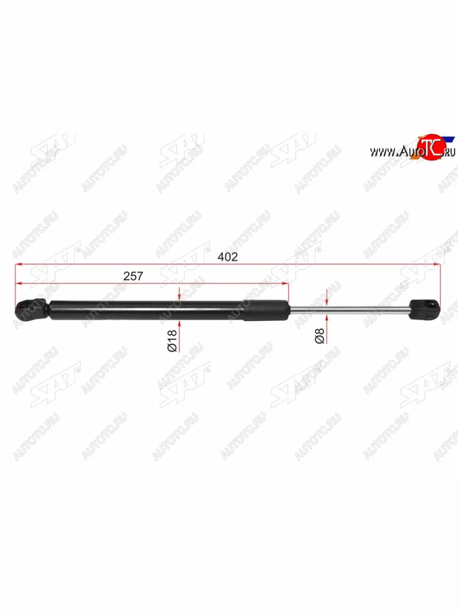 Упор капота SAT Nissan Murano 2 Z51 дорестайлинг (2008-2011)  в Самаре Самарской области