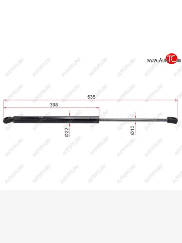 Упор крышки багажника HOSU Volkswagen Tiguan  NF (2006-2011) дорестайлинг