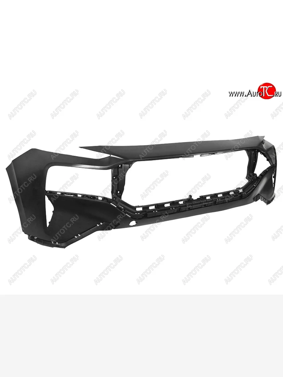 Бампер передний SAT Hyundai Santa Fe TM рестайлинг (2020-2022) (С отверстием под крюк)  с доставкой в г. Керчь