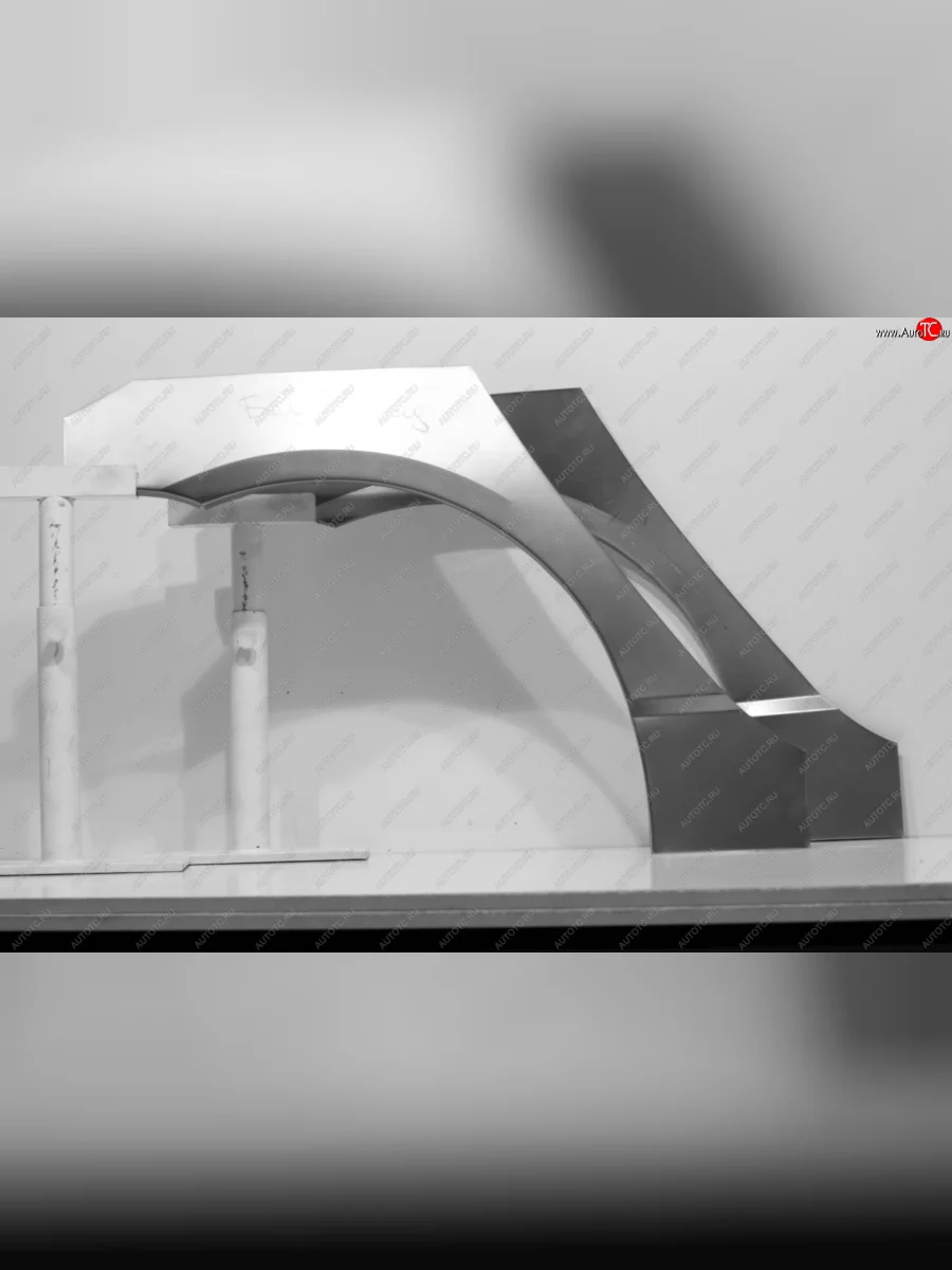 Задние ремонтные арки (комплект) AUTOFERRUM  BYD F3 (2005-2018) (Холоднокатаная сталь 1 мм)  с доставкой в г. Керчь