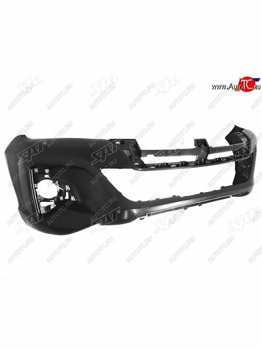 Бампер передний SAT  Toyota Hilux AN120 1-ый рестайлинг (2017-2020)  в Керчи Республика Крым