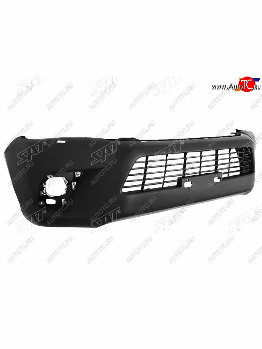 Бампер передний (под омыватели) SAT  Toyota Hilux Revo Double Cab дорестайлинг (2015-2018)  в Керчи Республика Крым