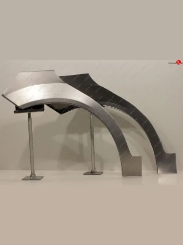 Задние ремонтные арки (комплект) AUTOFERRUM (Оцинкованная сталь 1 мм.) Hyundai Getz  TB (2002-2010) хэтчбэк 5 дв. дорестайлинг, хэтчбэк 5 дв. рестайлинг