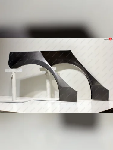 Задние ремонтные арки (комплект) AUTOFERRUM (Оцинкованная сталь 0,8 мм.) KIA Picanto  1 SA хэтчбэк 5 дв. (2003-2011) дорестайлинг, 1-ый рестайлинг, 2-ой рестайлинг