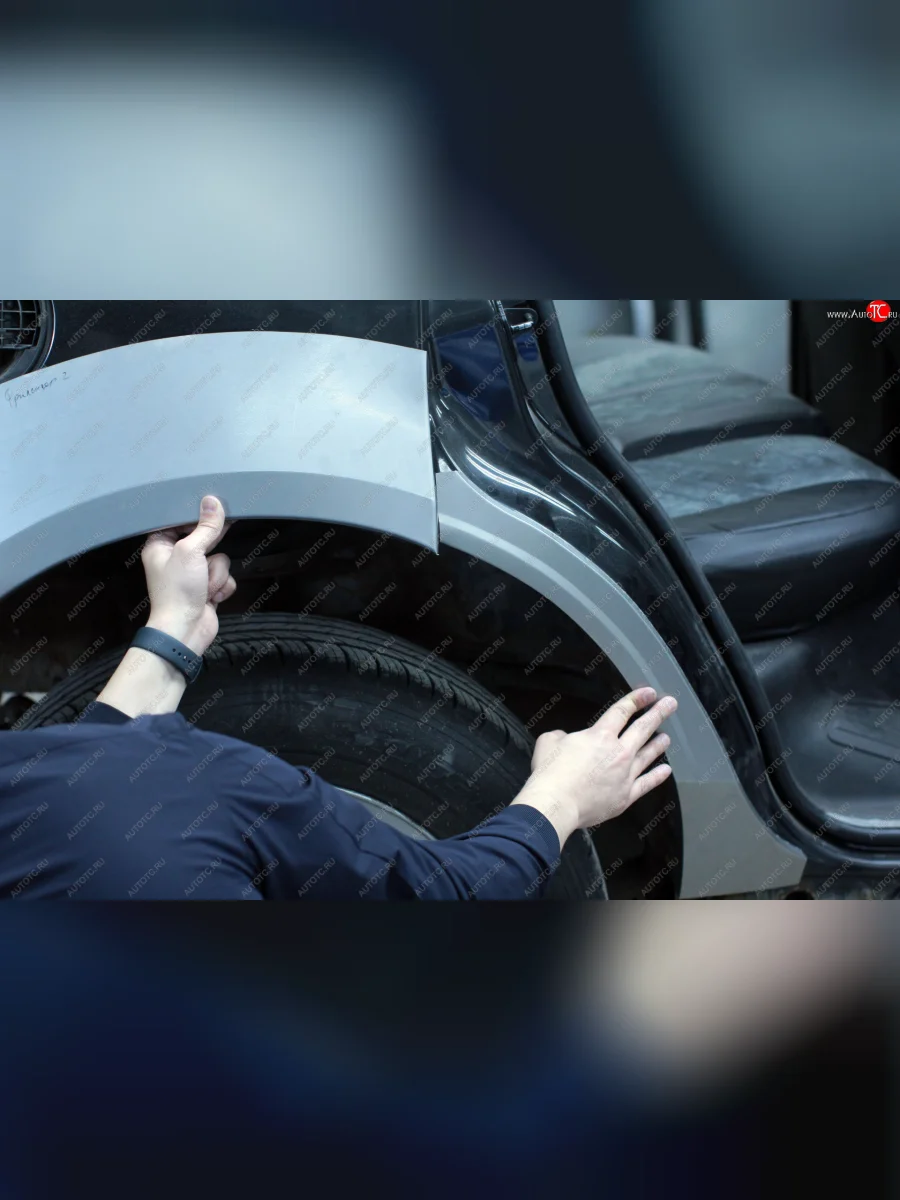 Задние ремонтные арки (комплект) AUTOFERRUM  Land Rover Freelander (2006-2012) L359 (Холоднокатаная сталь 1 мм)  с доставкой в г. Керчь