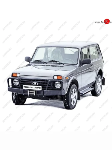 Бампер силовой под лебедку с защитой переда с доп. защитой двигателя, Техно Сфера Лада ВАЗ Нива 4х4  2121 - нива 4х4 ( 2121-80,  2131,  2121 Бронто,  2121,  2121 (Legend))