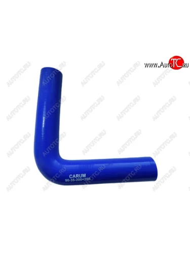 Силиконовый верхний патрубок радиатора (угол 90°, d 56) CARUM МТЗ Беларус 1221 (1998-2025)