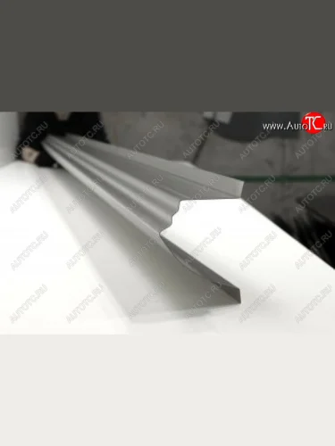 Левый ремонтный порог AUTOFERRUM (Оцинкованная сталь 1 мм.) Nissan Patrol 5 Y61 2-ой рестайлинг (2004-2010)