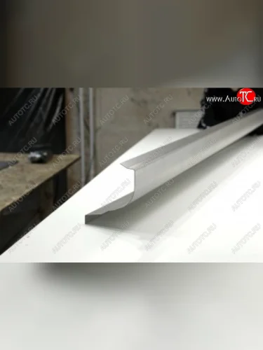 Левый ремонтный порог (с усилителем) AUTOFERRUM (Холоднокатаная сталь 1 мм) Chevrolet Aveo T250 хэтчбек 5 дв рестайлинг (2006-2011)