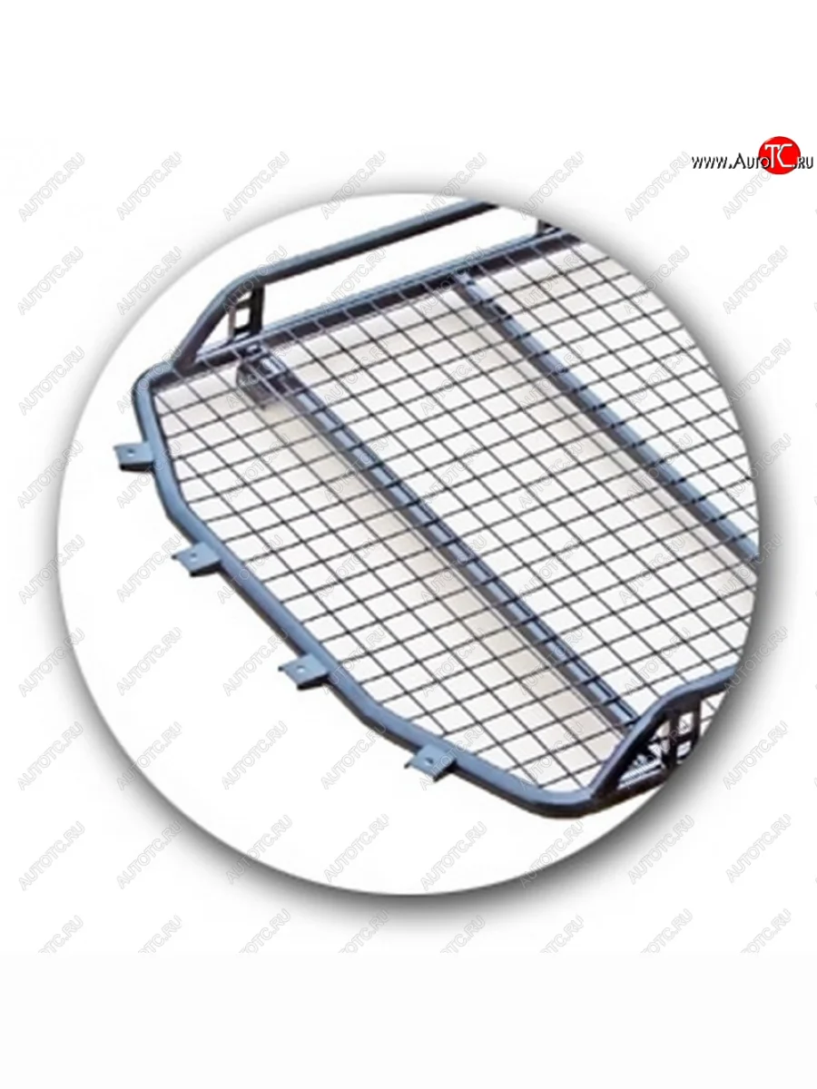 Багажник экспедиционный с сеткой (установка в штатные места) Трофи Техно Сфера  Лада ВАЗ  2123 (Нива Шевроле), Нива Трэвел (без передней и задней перекладин)  с доставкой в г. Керчь