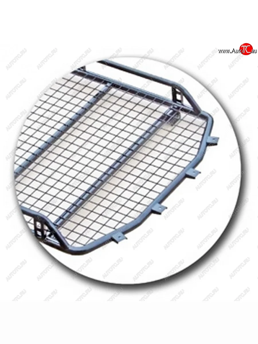 Багажник с сеткой удлиненный без поперечин Трофи, Техно Сфера Лада ВАЗ нива 4х4 2131 5 дв. дорестайлинг (1993-2019) (с сеткой)  с доставкой в г. Керчь