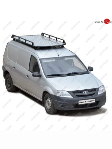 Багажник экспедиционный с алюминевым листом без поперечины Трофи, Техно Сфера Лада ВАЗ Ларгус (2012-2025) дорестайлинг R90, рестайлинг R90