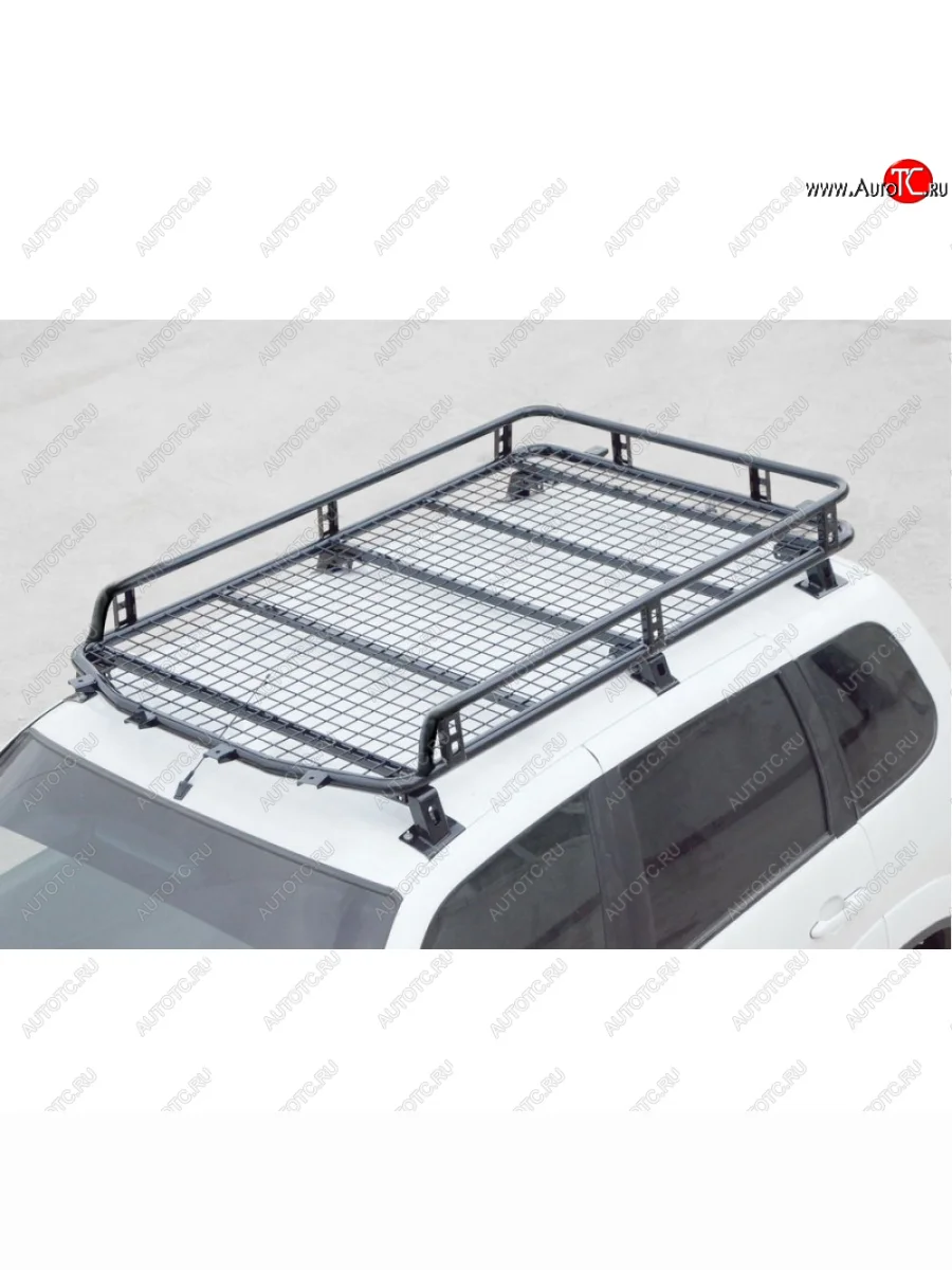Багажник экспедиционный с сеткой без передней перекладины, (на место крепления рейлингов)Трофи, Техно Сфера  Лада ВАЗ 2123 (Нива Шевроле) (2002-2021)  с доставкой в г. Керчь