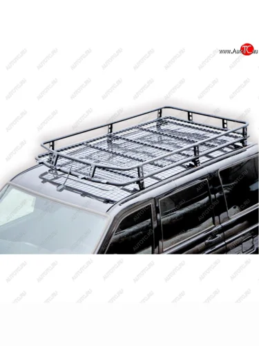 Багажник экспедиционный с сеткой Трофи, Техно Сфера  Уаз Патриот ( 3163 5 дв.,  Карго,  23632,  Спорт,  3163 5-дв.) (2005-2025) дорестайлинг, дорестайлинг пикап, 1 рестайлинг пикап, 1-ый рестайлинг, рестайлинг 1, 2-ой рестайлинг пикап, 2-ой рестайлинг, рестайлинг 2