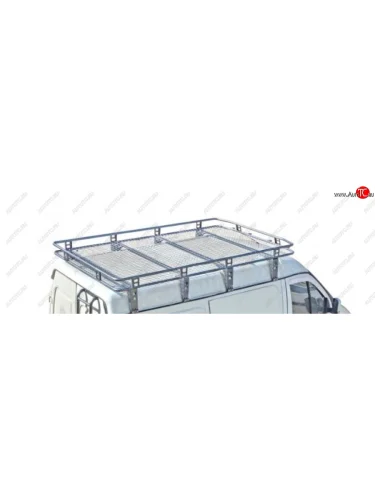 Багажник экспедиционный с сеткой Трофи, Техно Сфера ГАЗ ГАЗель ( 2705,  3221,  3221,Бизнес,  2705,Бизнес) (1995-2025) дорестайлинг цельнометаллический фургон, дорестайлинг автобус, 1-ый рестайлинг автобус, 1-ый рестайлинг цельнометаллический фургон, 2-ой рестайлинг автобус, 2-ой рестайлинг цельнометаллический фургон