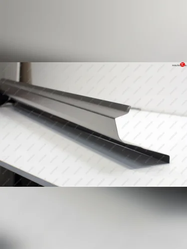 Левый ремонтный порог (с усилителем) AUTOFERRUM (Холоднокатаная сталь 1.2 мм) Mitsubishi Lancer 9 CS седан 2-ой рестайлинг (2005-2009)