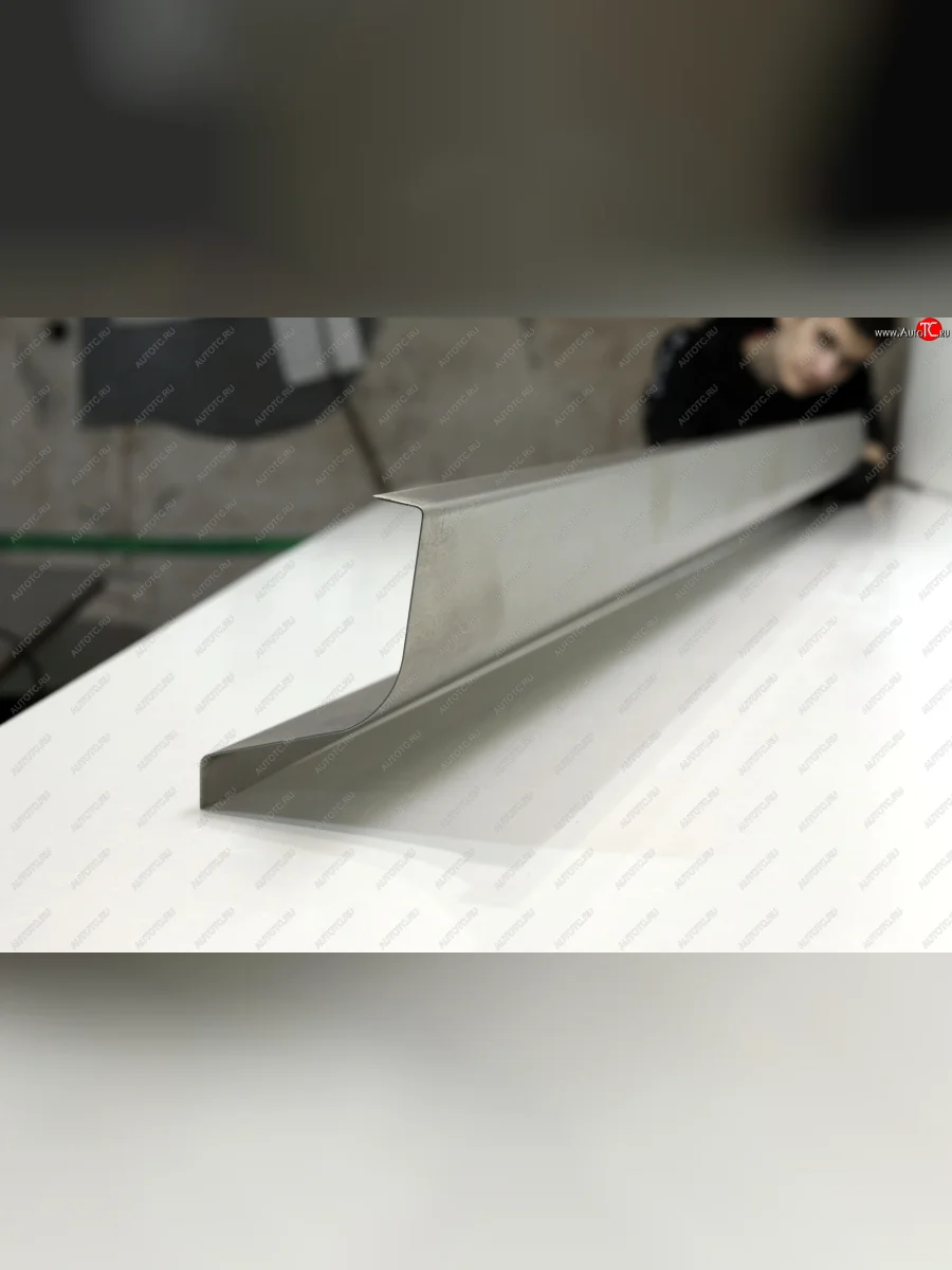 Левый ремонтный порог (с усилителем) AUTOFERRUM Mitsubishi Outlander CW0W рестайлинг (2009-2012) (Холоднокатаная сталь 1 мм)  в Перми Пермском крае