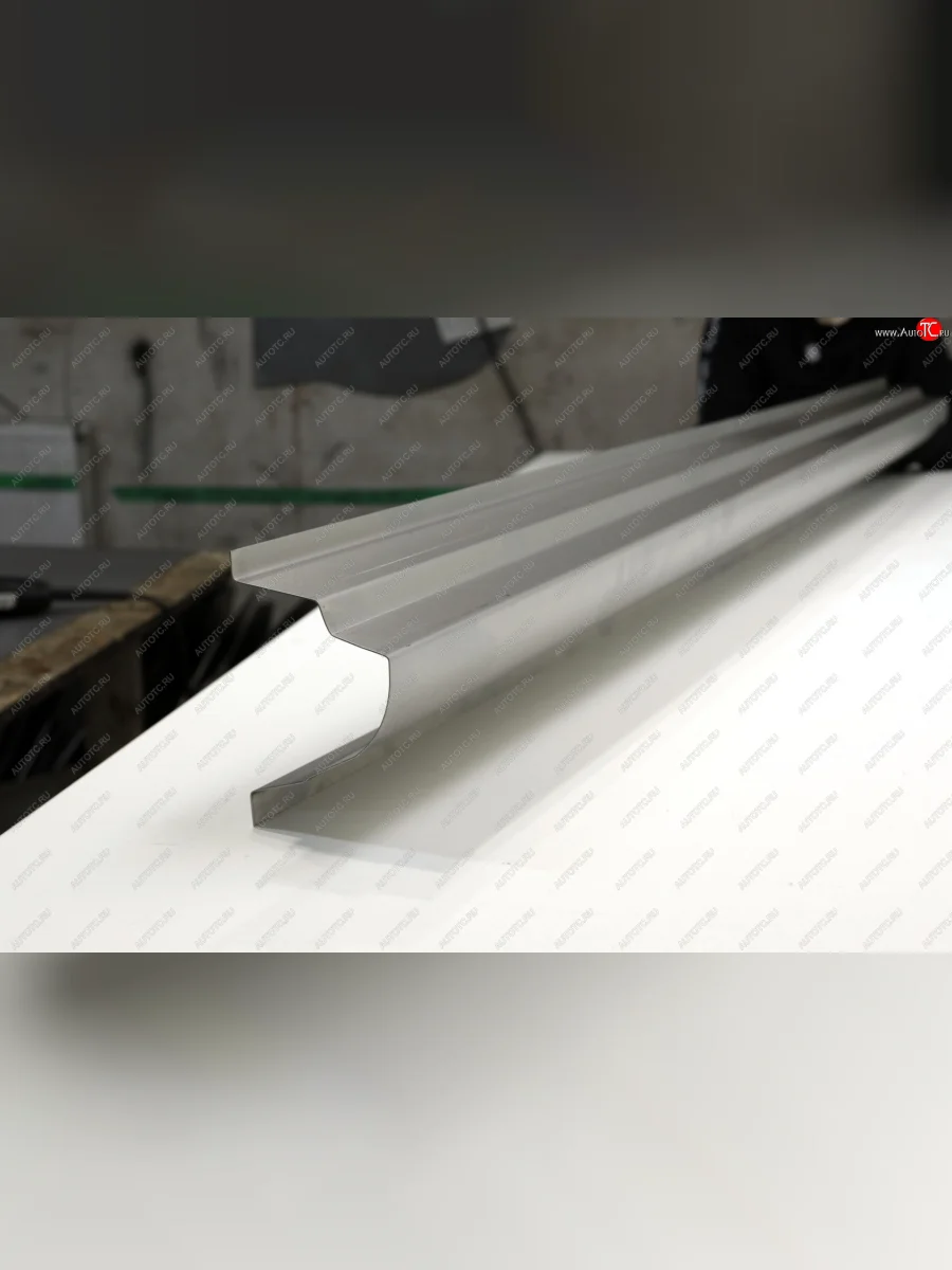 Левый ремонтный порог (с усилителем) AUTOFERRUM Mitsubishi Pajero Sport PA рестайлинг (2004-2008) (Холоднокатаная сталь 1 мм)  в Воронеже Воронежской области