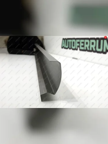 Левый ремонтный порог (с усилителем) AUTOFERRUM (Холоднокатаная сталь 1 мм) Skoda Octavia  A5 (2004-2013) дорестайлинг лифтбэк, лифтбэк рестайлинг