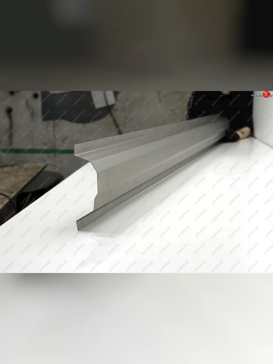 Левый ремонтный порог (с усилителем) AUTOFERRUM Subaru Forester SG рестайлинг (2005-2008) (Холоднокатаная сталь 1 мм)  в Самаре Самарской области