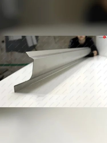 Левый ремонтный порог (с усилителем) AUTOFERRUM (Холоднокатаная сталь 1 мм) Subaru Impreza GD седан дорестайлинг (2000-2002)