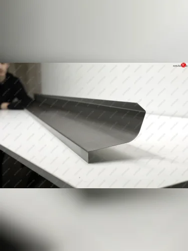 Левый ремонтный порог (с усилителем) AUTOFERRUM (Оцинкованная сталь 1 мм.) Toyota Corolla E120 хэтчбек 5 дв. дорестайлинг (2000-2004)