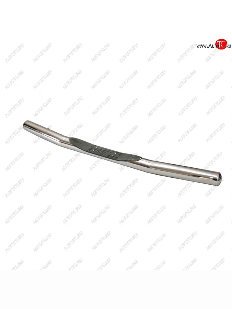 Защита заднего бампера нержавейка d76 (Труба с проступью), Техно Сфера Лада ВАЗ 2123 (Нива Шевроле) 1 рестайлинг (2009-2020) (нержавейка)  с доставкой в г. Керчь