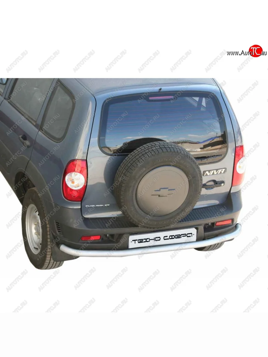 Защита заднего бампера(Коромысло), Техно Сфера Лада ВАЗ 2123 (Нива Шевроле) 1 рестайлинг (2009-2020)  с доставкой в г. Керчь
