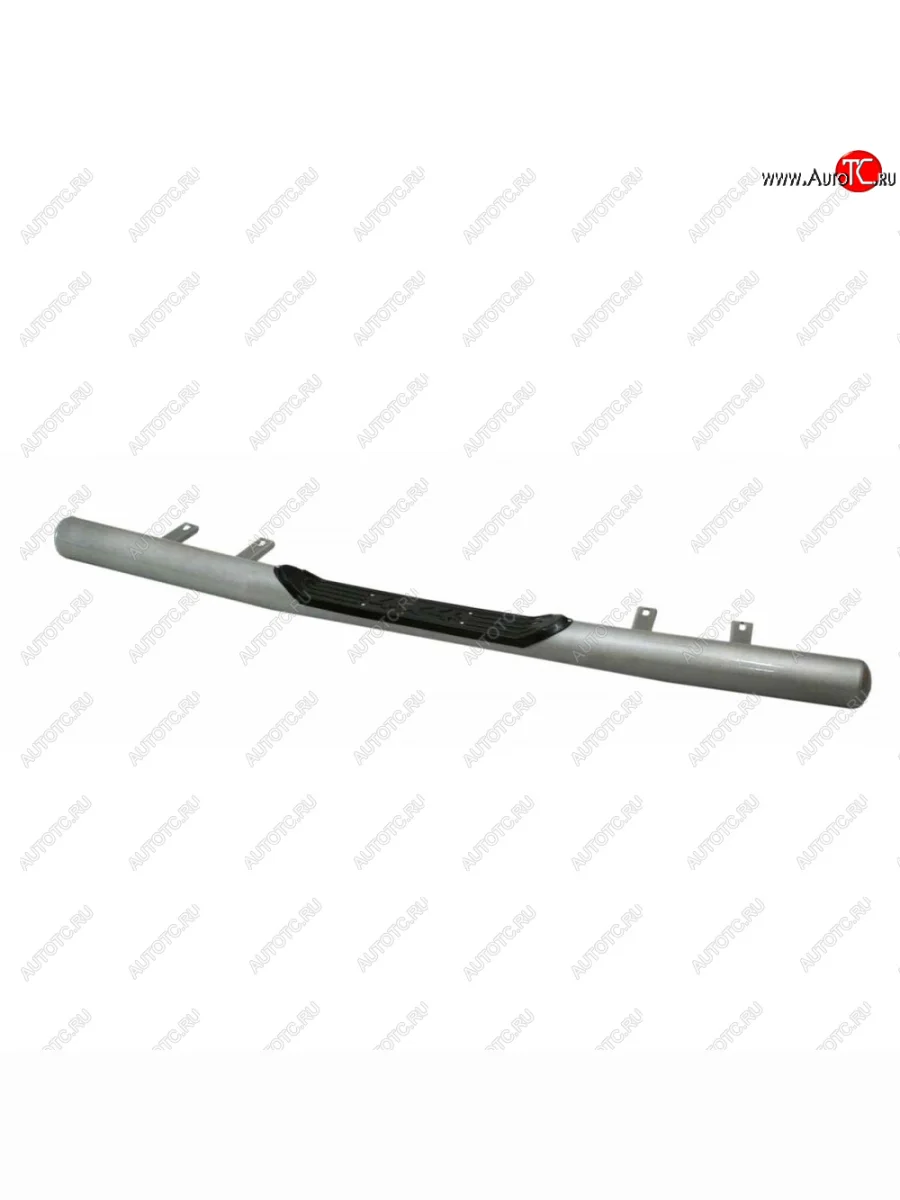 Защита заднего бампера с металлической заглушкой (труба с проступью), Техно Сфера  Лада ВАЗ 2123 (Нива Шевроле) (2002-2021) (металлисеская заглушка)  с доставкой в г. Керчь