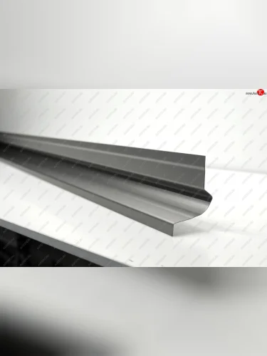 Левый ремонтный порог AUTOFERRUM (Холоднокатаная сталь 1 мм) Hyundai Starex/Grand Starex/H1 TQ дорестайлинг (2007-2013)