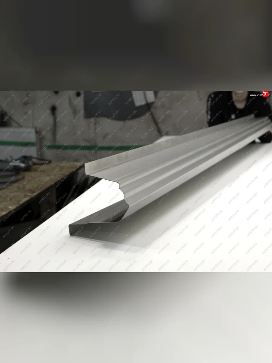 Левый ремонтный порог AUTOFERRUM Mitsubishi Pajero 3 V70 дорестайлинг (1999-2003) (Холоднокатаная сталь 1 мм)  в Самаре Самарской области