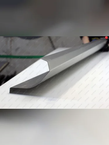 Правый ремонтный порог (с усилителем) AUTOFERRUM (Холоднокатаная сталь 1 мм) Chevrolet Lacetti хэтчбек (2002-2013)