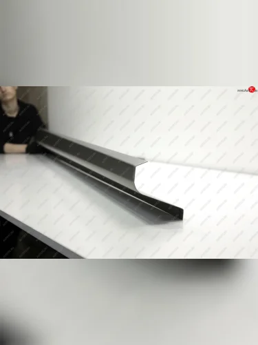 Правый ремонтный порог (с усилителем) AUTOFERRUM (Холоднокатаная сталь 1 мм) KIA Rio 1 DC дорестайлинг седан (2000-2002)