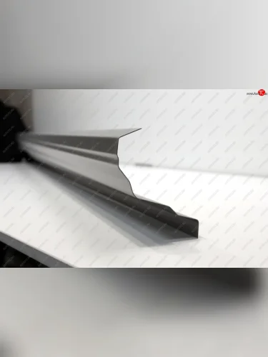 Правый ремонтный порог (с усилителем) AUTOFERRUM (Холоднокатаная сталь 1 мм) Mitsubishi Outlander CU (2003-2009)