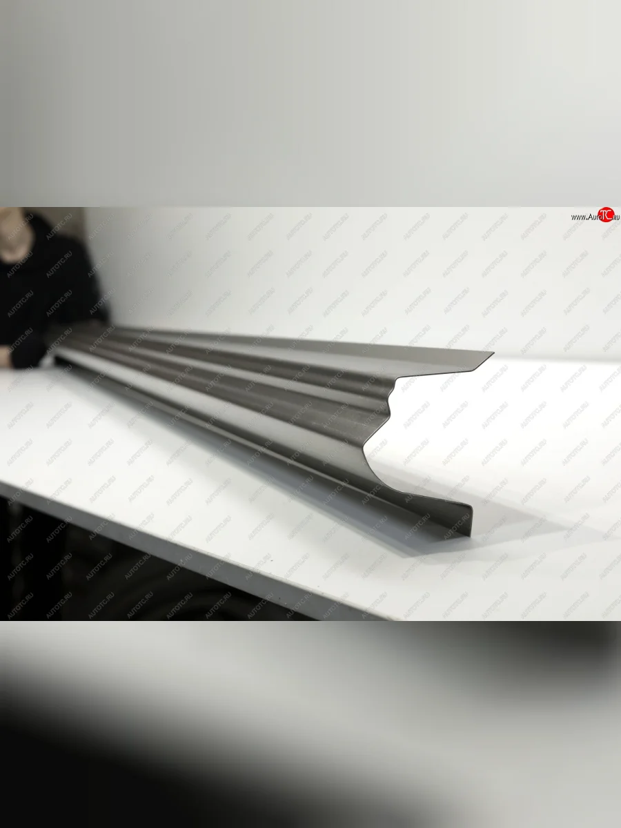 Правый ремонтный порог (с усилителем) AUTOFERRUM  Toyota Land Cruiser Prado (2002-2009) J120 (Холоднокатаная сталь 1.2 мм)  в Самаре Самарской области