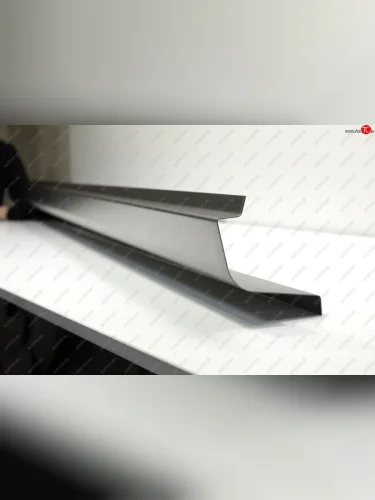 Правый ремонтный порог AUTOFERRUM (Холоднокатаная сталь 1.2 мм) KIA Picanto 1 SA хэтчбэк 5 дв. дорестайлинг (2003-2007)