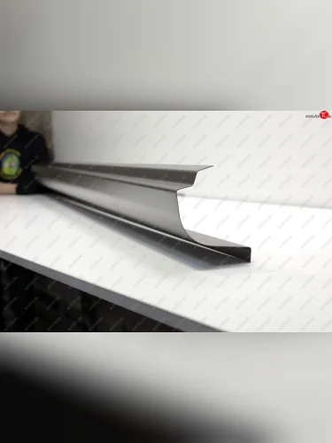 Правый ремонтный порог AUTOFERRUM (Холоднокатаная сталь 1.2 мм) KIA Sorento BL рестайлинг (2006-2010)